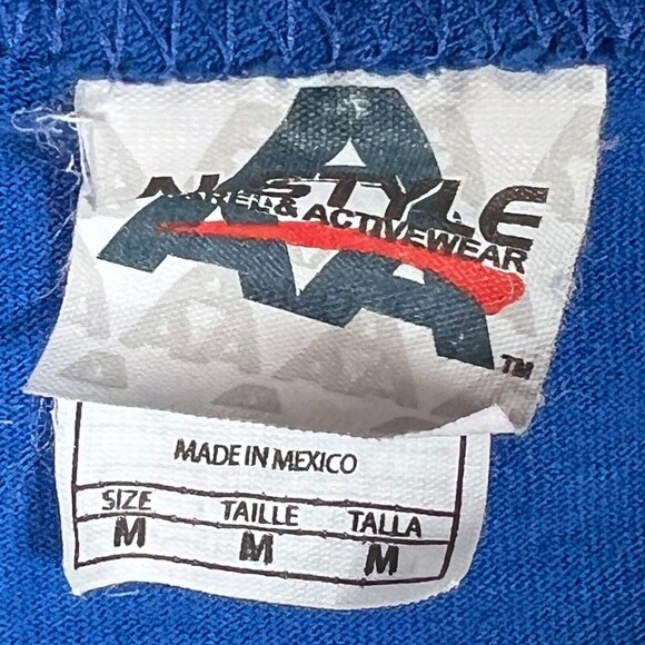 Alstyle Sz M Men's Tank Top Royal Blue Cabo San Lucas Mexico - Picture 3 of 6